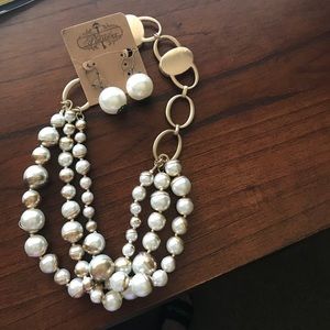 Plunder necklace & earring set